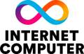 01 Internet Computer Logo 2 lines centered HEX